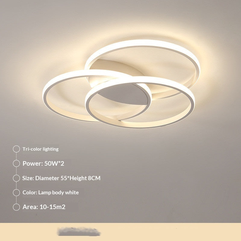 Nordic-style LED Ceiling Light For The Master Bedroomsleek Modern Lighting With Smart Innovative Design
