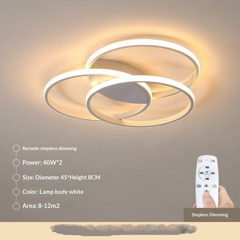 Nordic-style LED Ceiling Light For The Master Bedroomsleek Modern Lighting With Smart Innovative Design