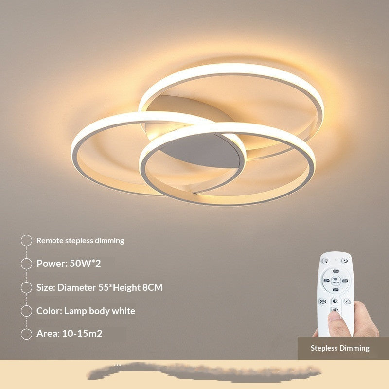 Nordic-style LED Ceiling Light For The Master Bedroomsleek Modern Lighting With Smart Innovative Design