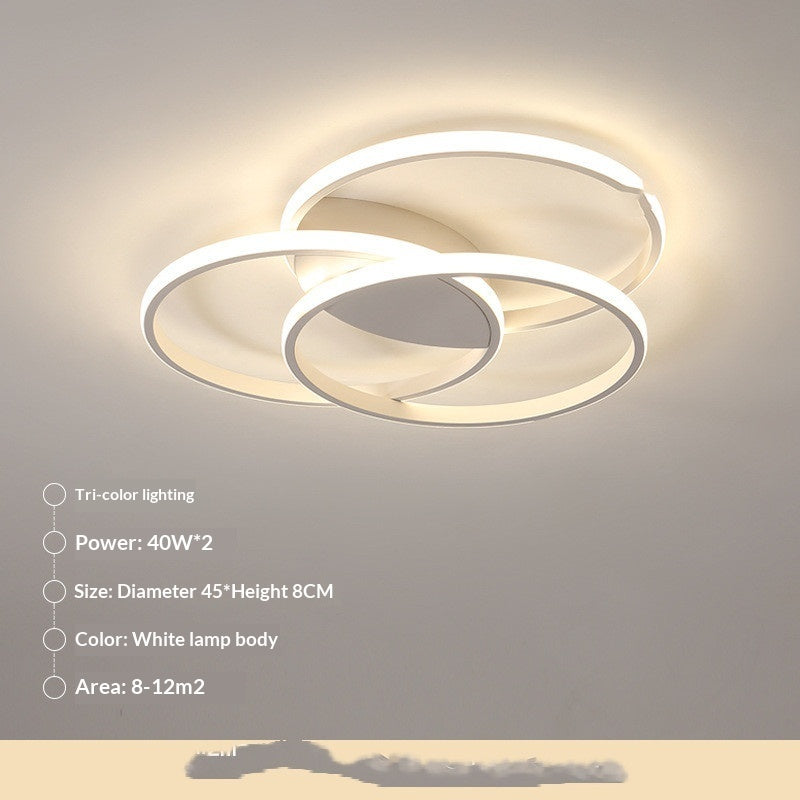 Nordic-style LED Ceiling Light For The Master Bedroomsleek Modern Lighting With Smart Innovative Design