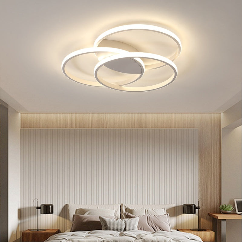 Nordic-style LED Ceiling Light For The Master Bedroomsleek Modern Lighting With Smart Innovative Design